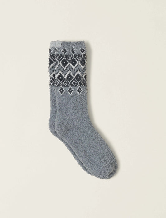 CozyChic® Fair Isle Sock