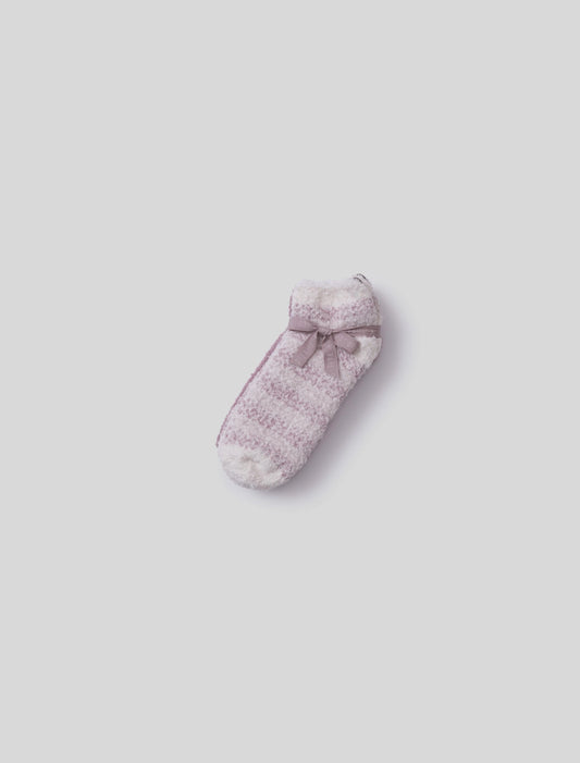 CozyChic® Heathered Stripe Ankle Sock Set