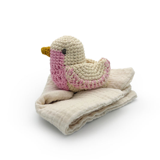 Pink Chickadee Lovie