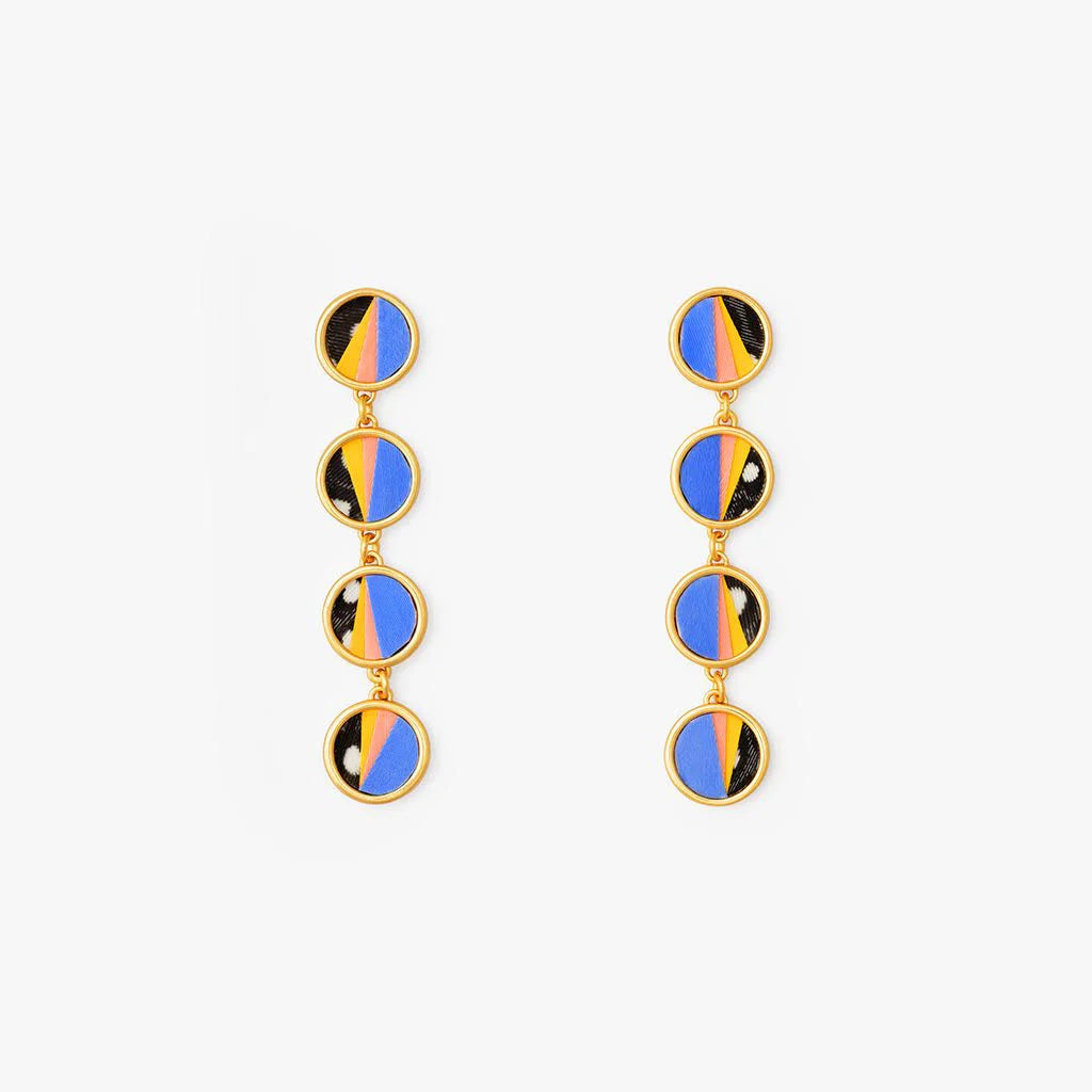 Carmichael Village Multi Bezel Drop Earring