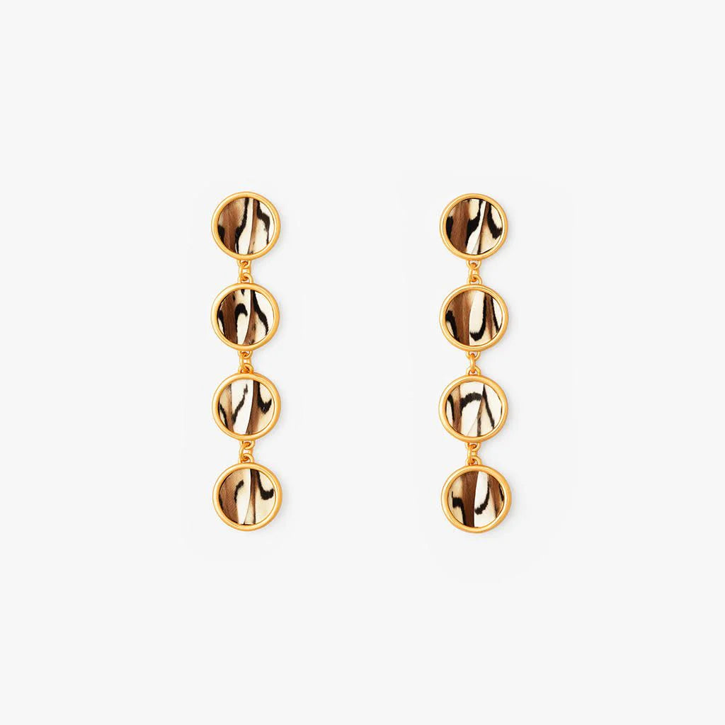 Coopers Town Multi Bezel Drop Earring