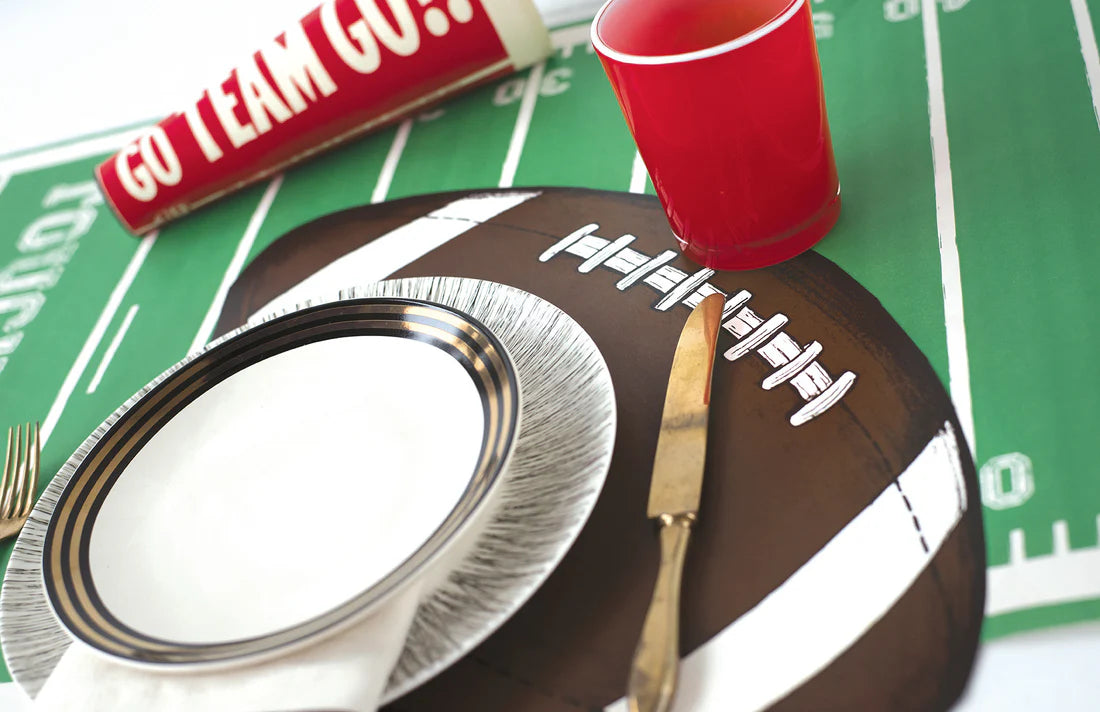 Die-Cut Football Placemat