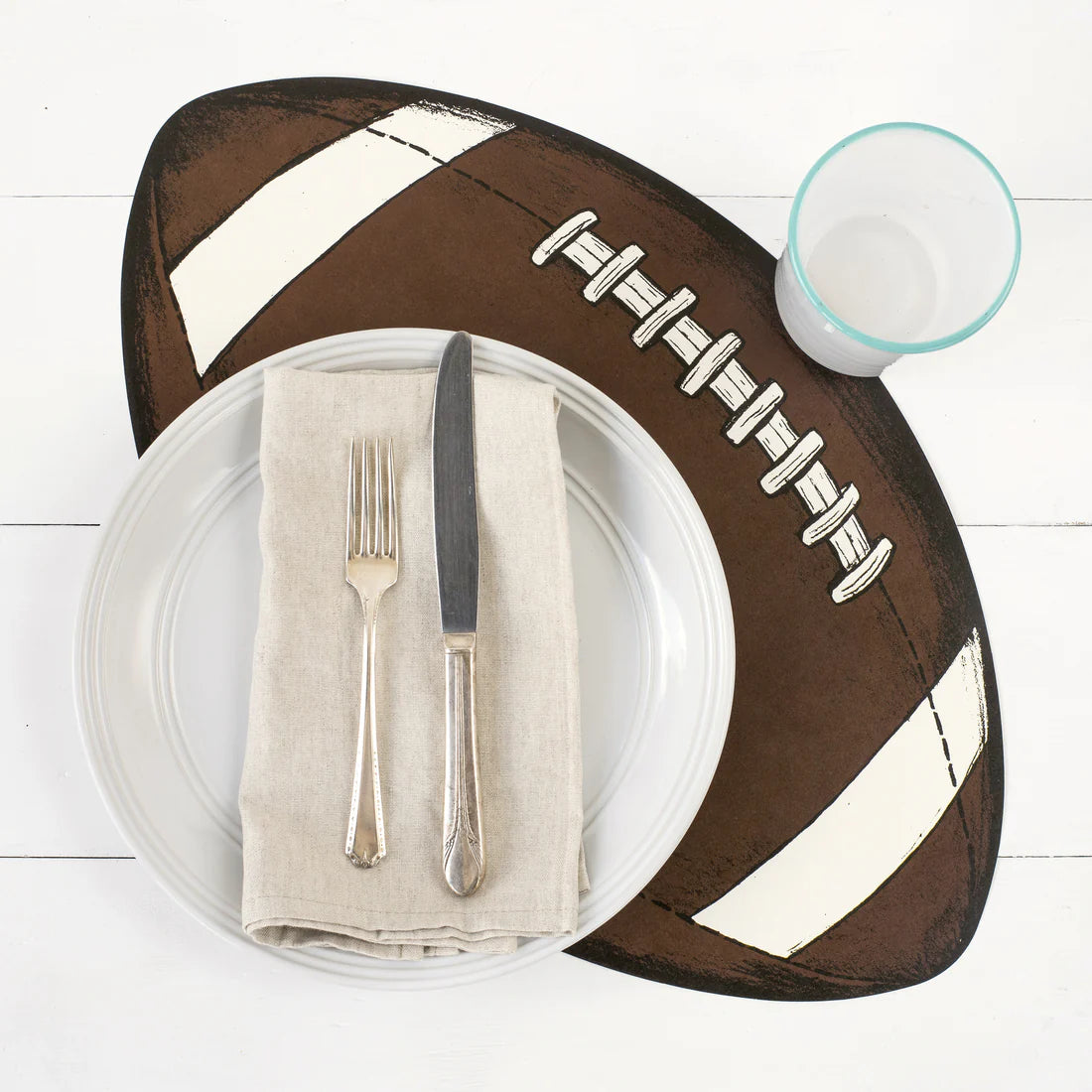 Die-Cut Football Placemat