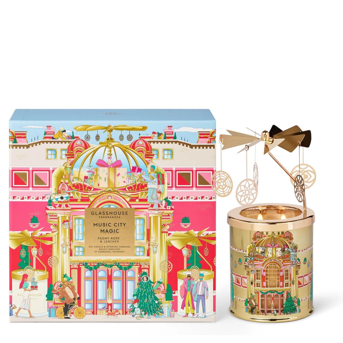 Music City Magic- Spinning Carousel Gift Set