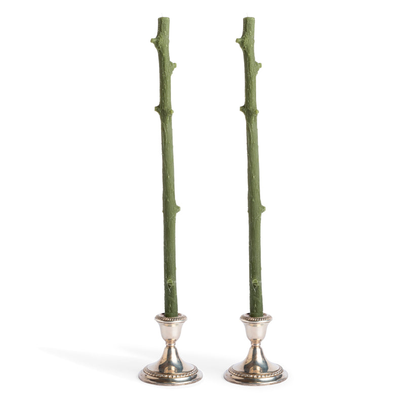 Stick Candles- Hemlock Pair