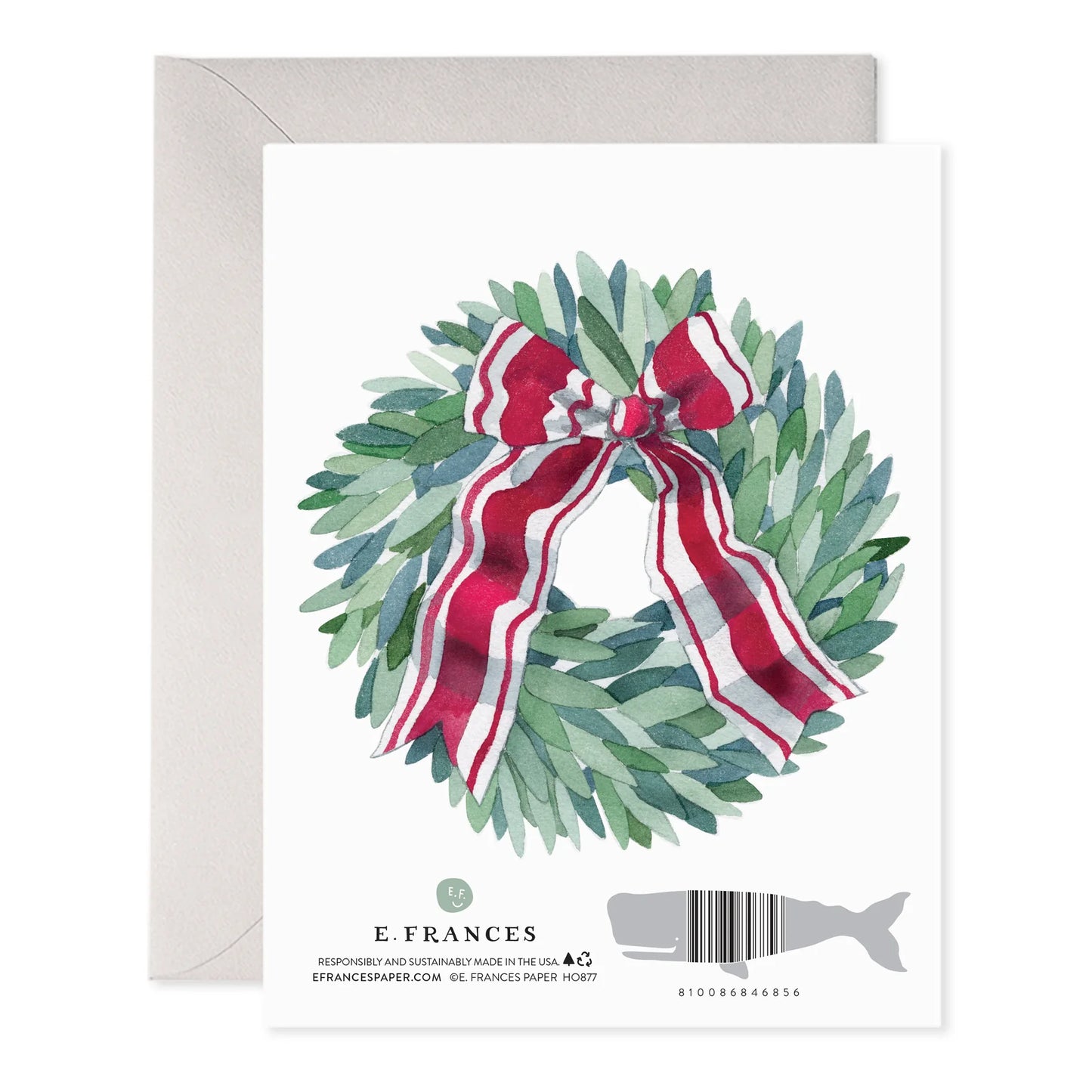 Laurel Wreath Holiday Card