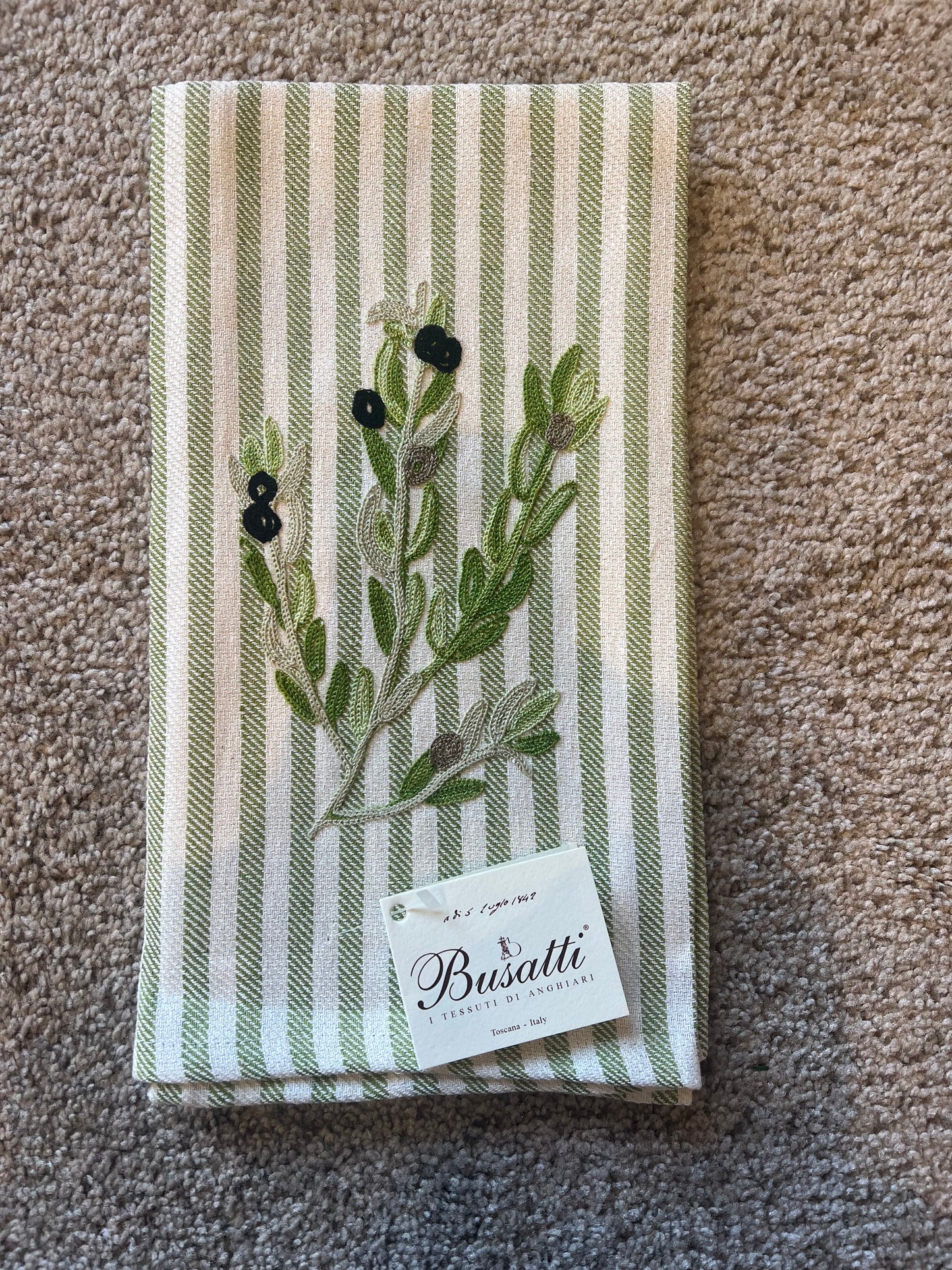 Olive Branch Tea Towel