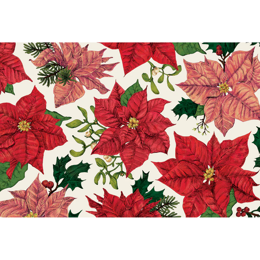 Festive Poinsettias Placemat