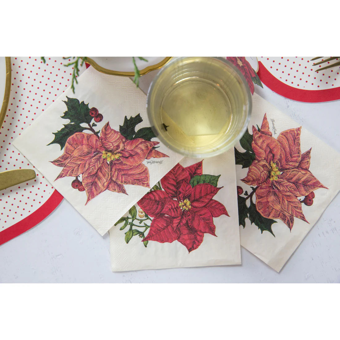 Poinsettia Napkins