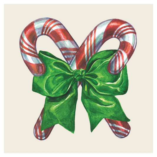 Candy Cane Napkins