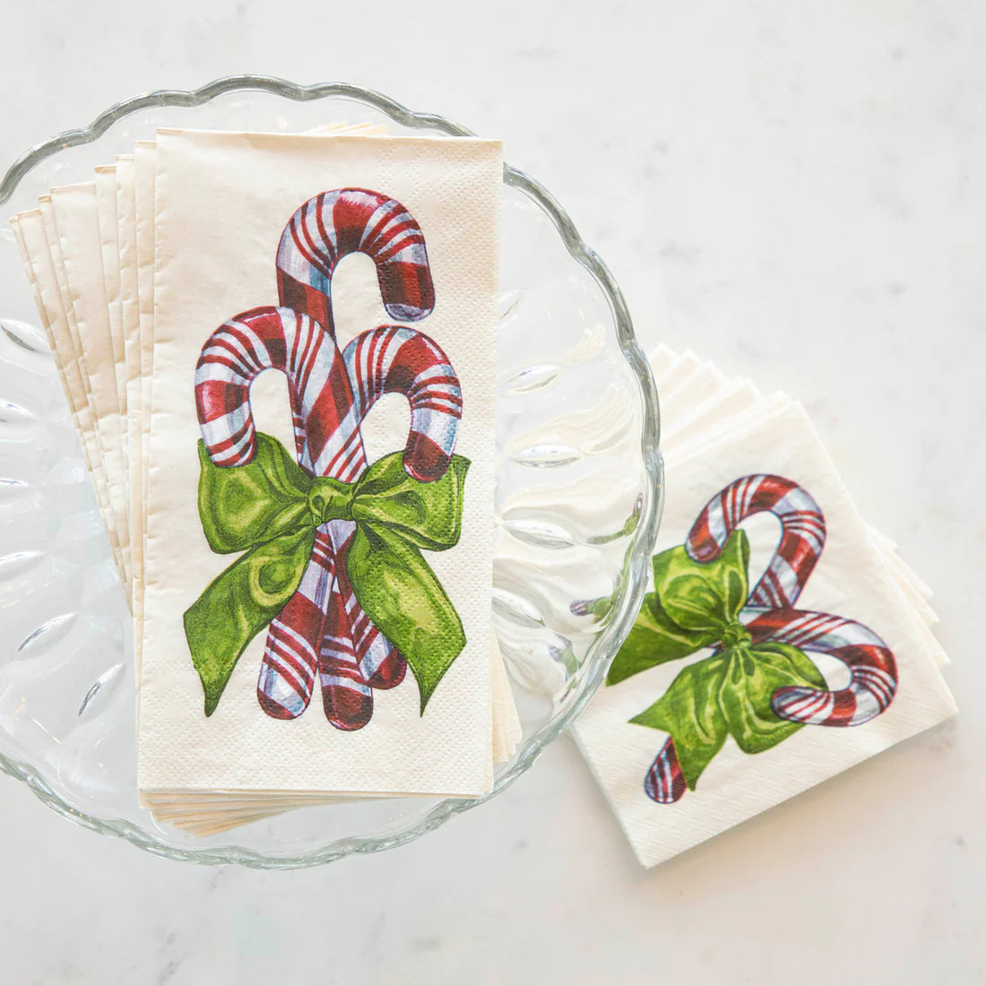 Candy Cane Napkins