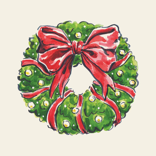 Holiday Wreath Napkin