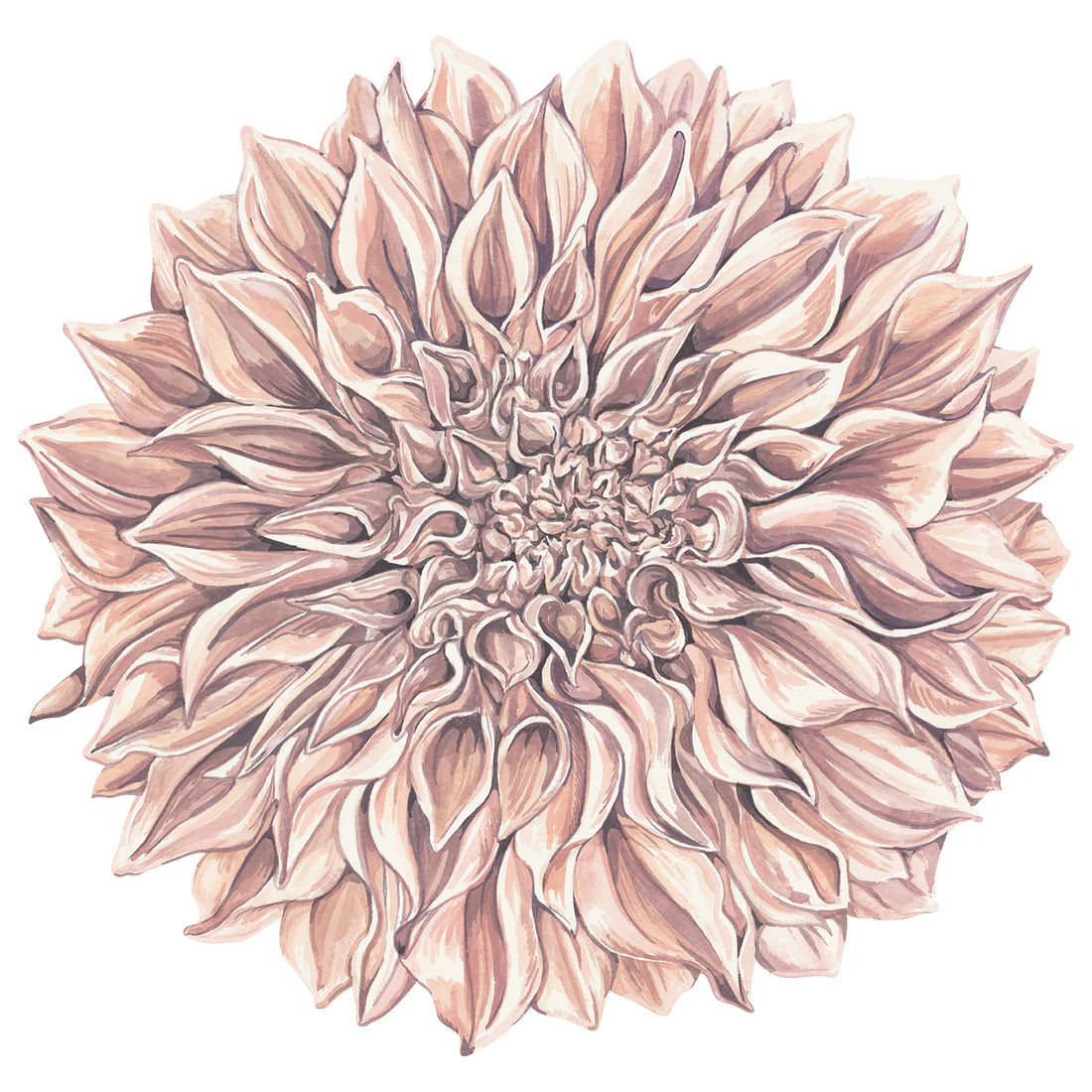 Die-cut Dahlia Placemat