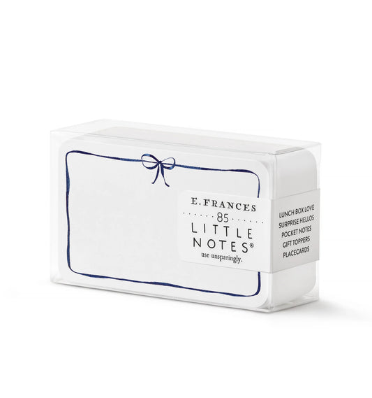 Navy Bow Little Notes