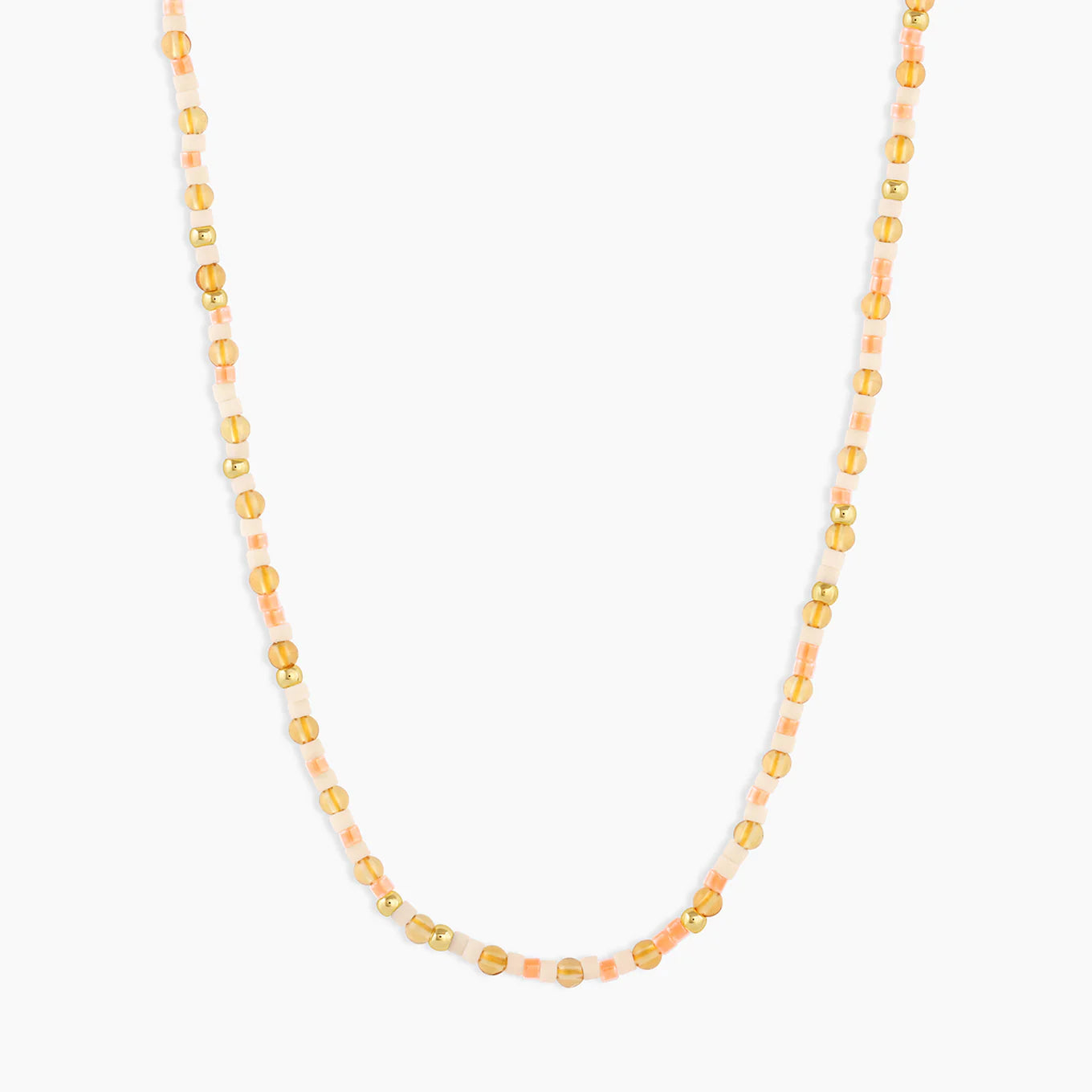 Poppy Gem Necklace - Citrine