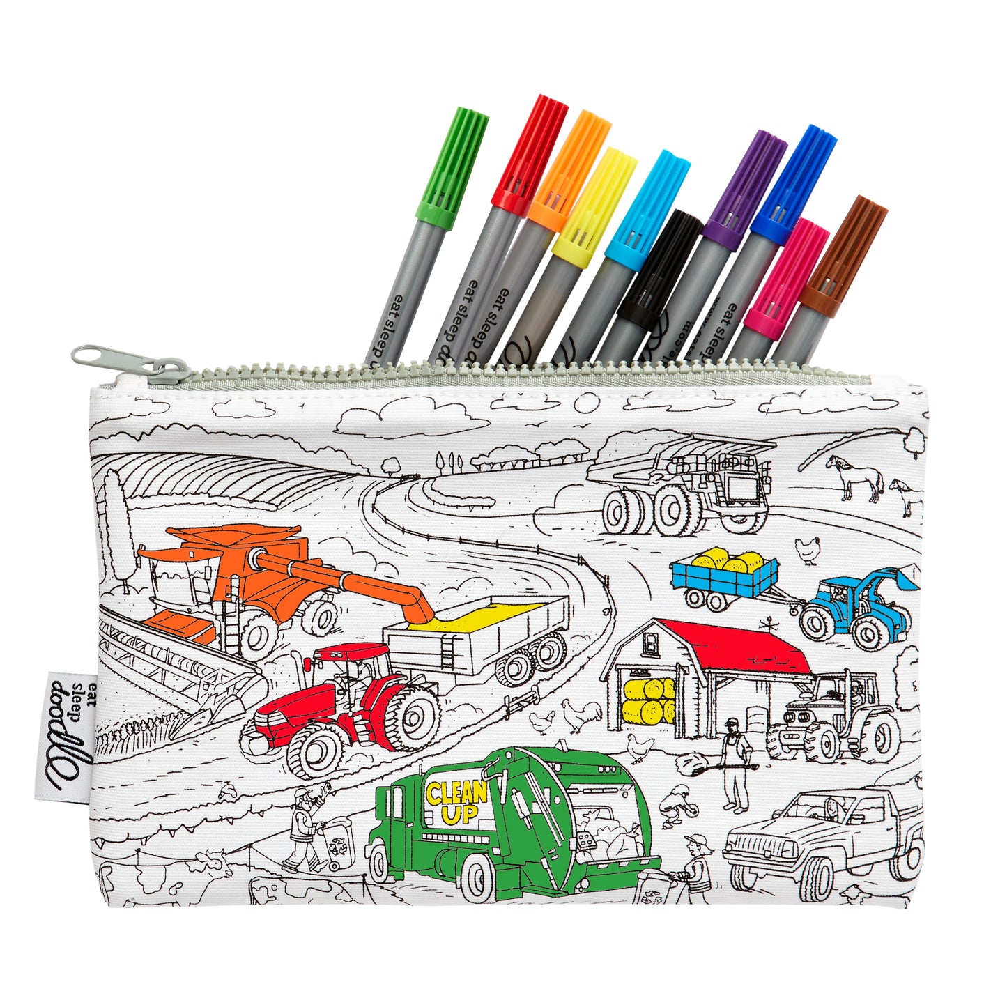 Working Wheels Pencil Case