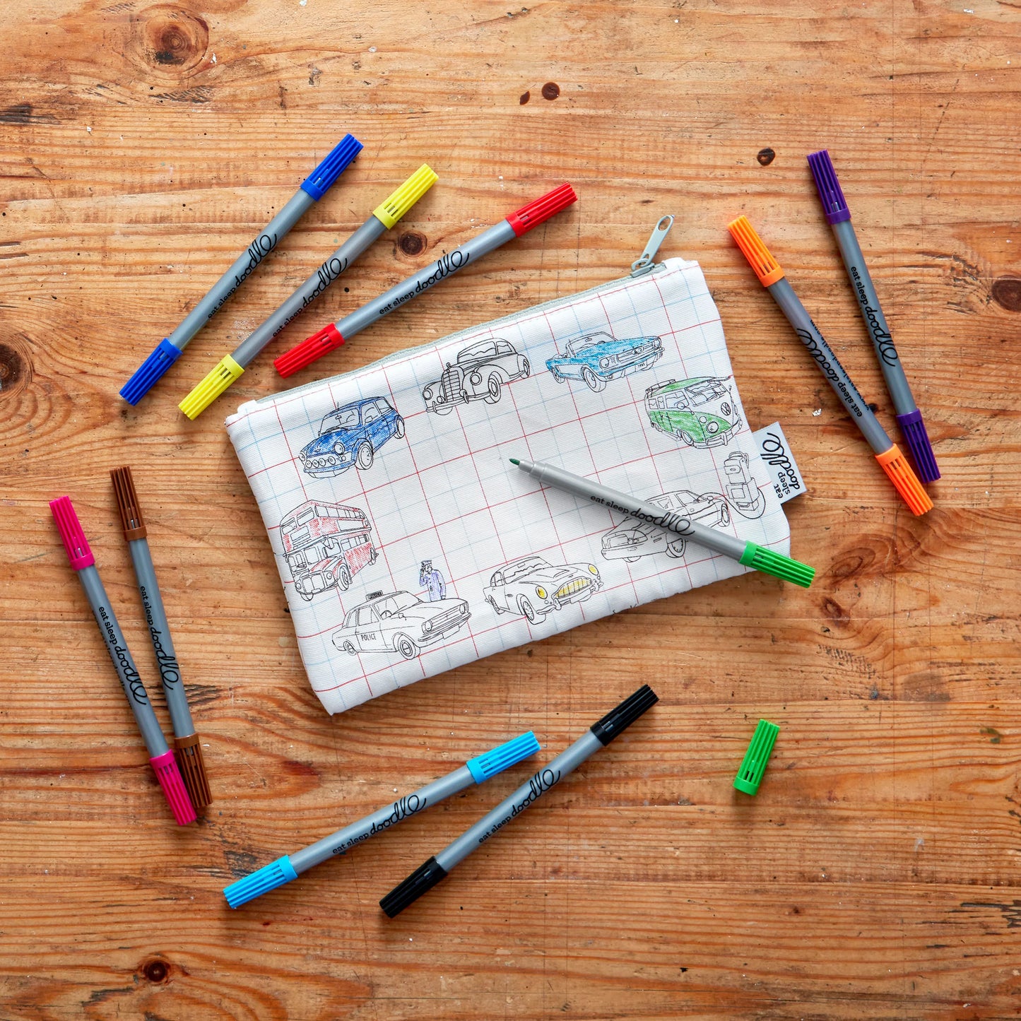 Working Wheels Pencil Case