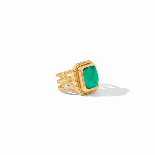 Cheval Statement Ring-Iridescent Emerald Green