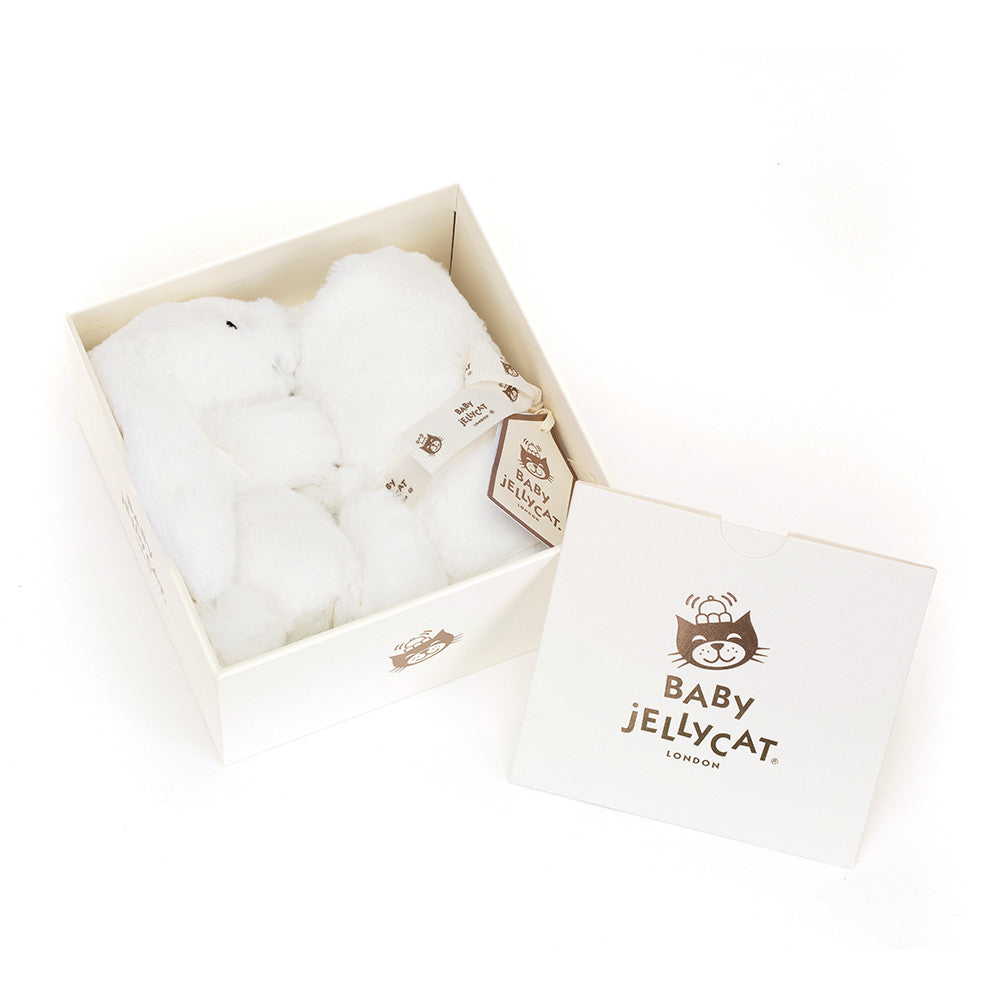 Bashful Luxe Bunny Soother- White