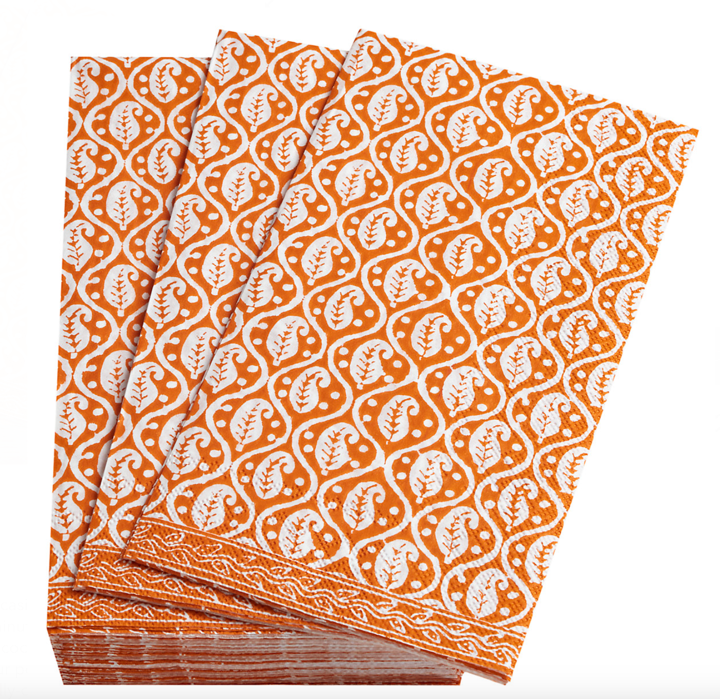 Batik Orange Napkin