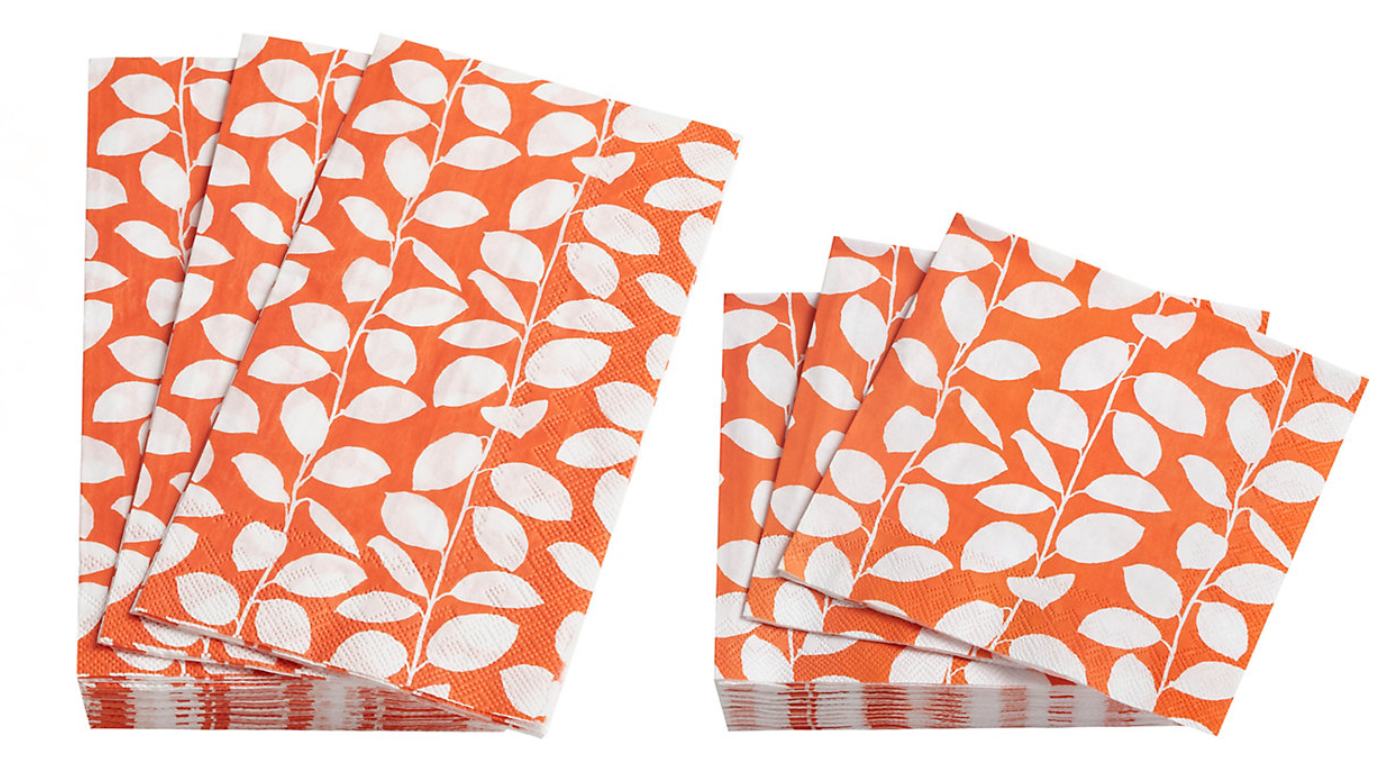 Vines Orange Napkin