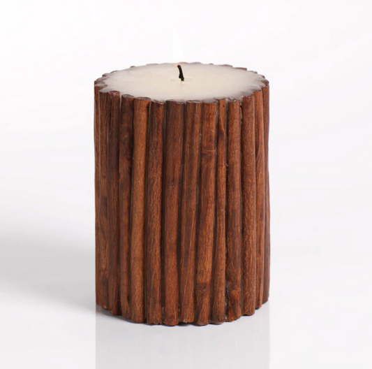 Cinnamon Stick Scented Pillar Candle