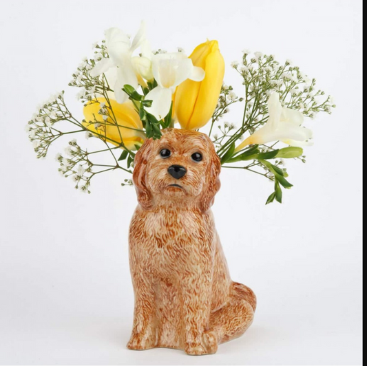 Cockapoo Flower Vase