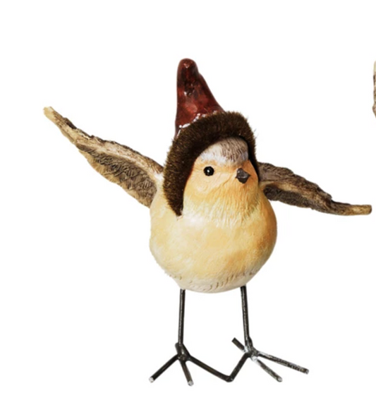 Resin Robin w/ Hat, 2 Styles