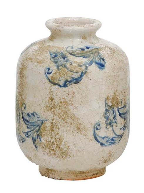 Terracotta Vase with Pattern, 3 Styles