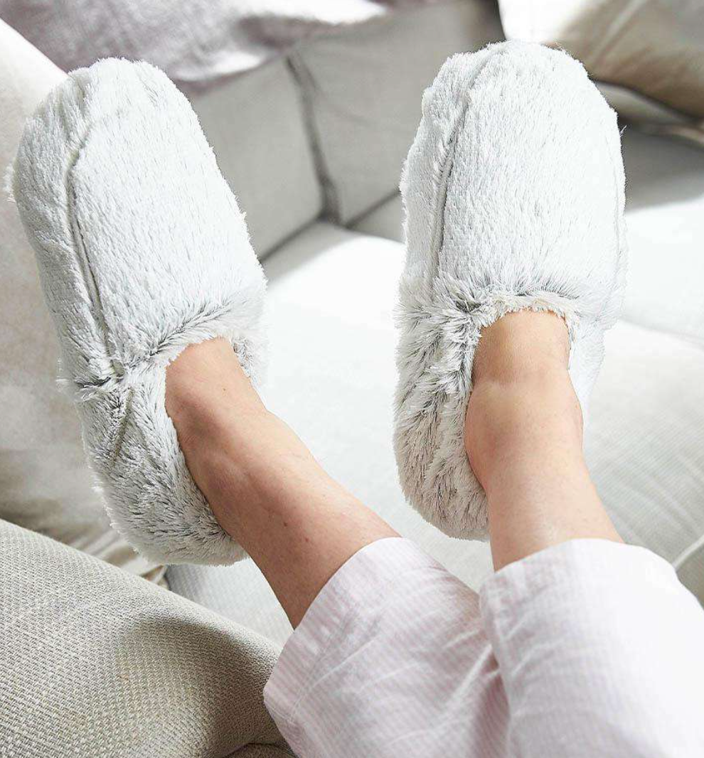 Gray Marshmallow Slippers Warmies®