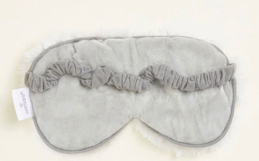 Marshmallow Gray Warmies Eye Mask