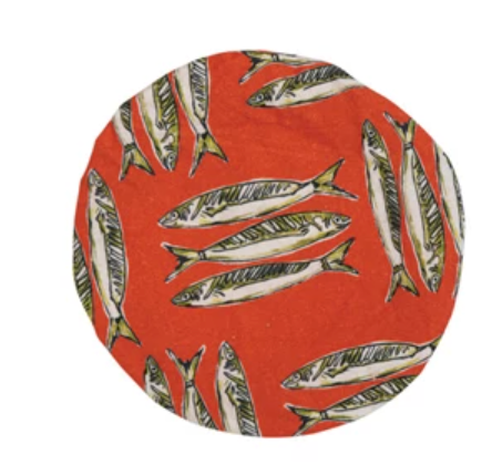 Reusable Cotton Food Cover w/ Pattern, Multi Color, 3 Styles