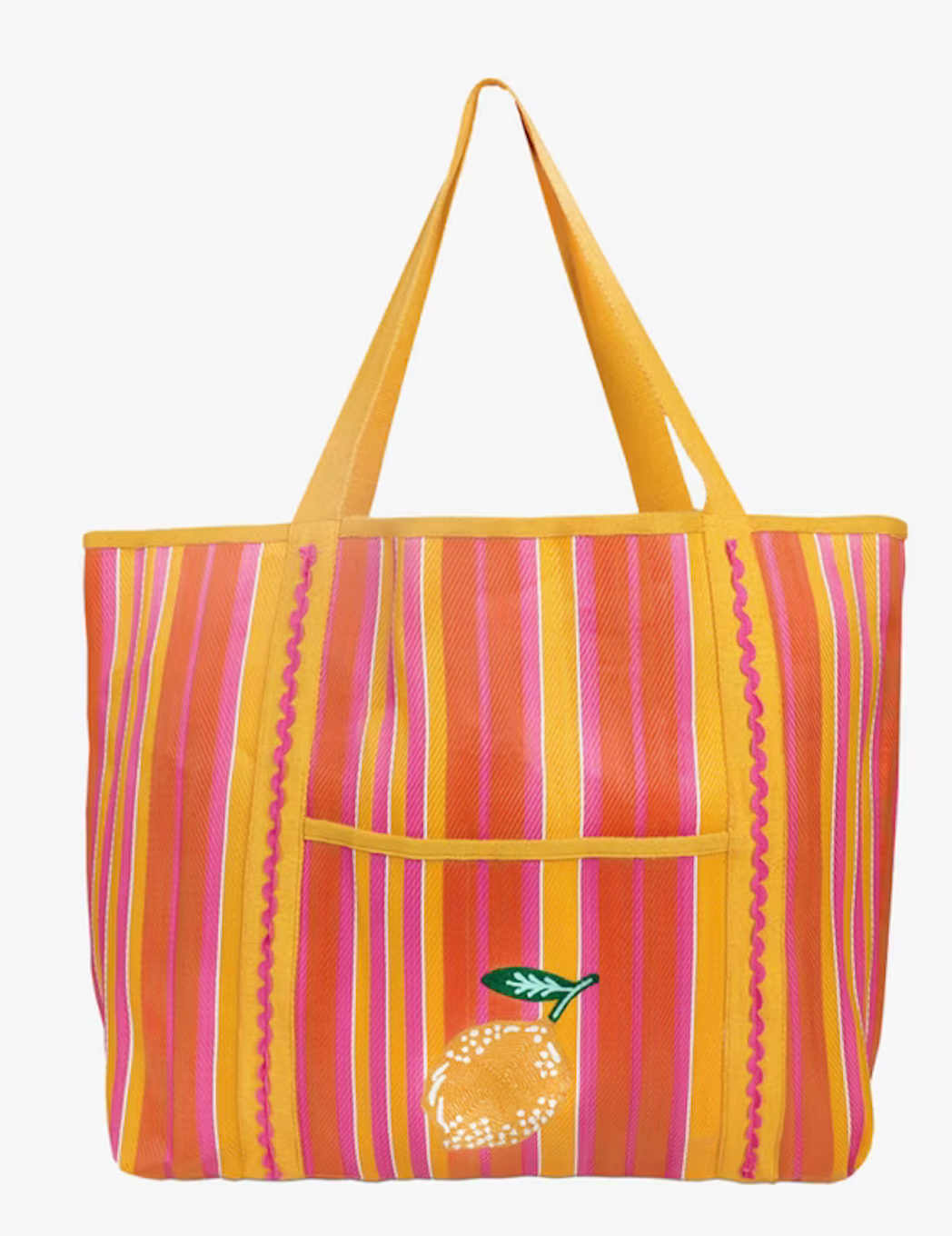 Recycled Plastic Lemon Tote Bag