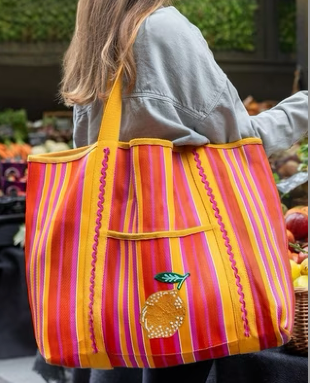 Recycled Plastic Lemon Tote Bag