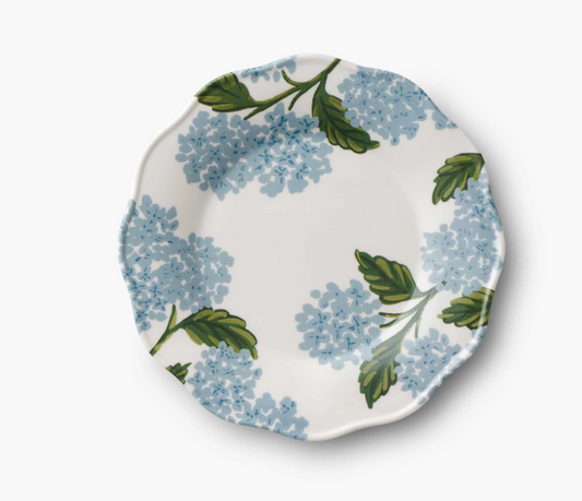 Hydrangea Melamine Dessert Plates