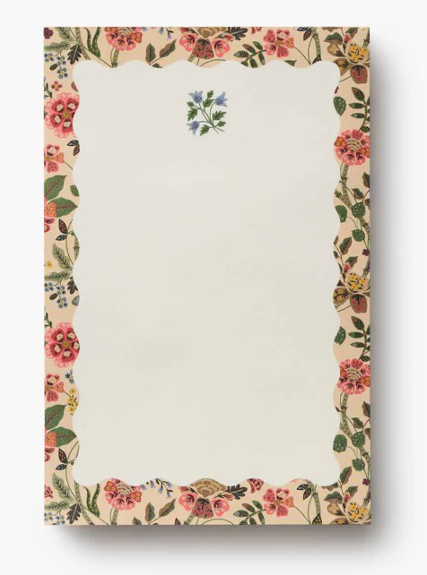 Blank Notepad- Gracie