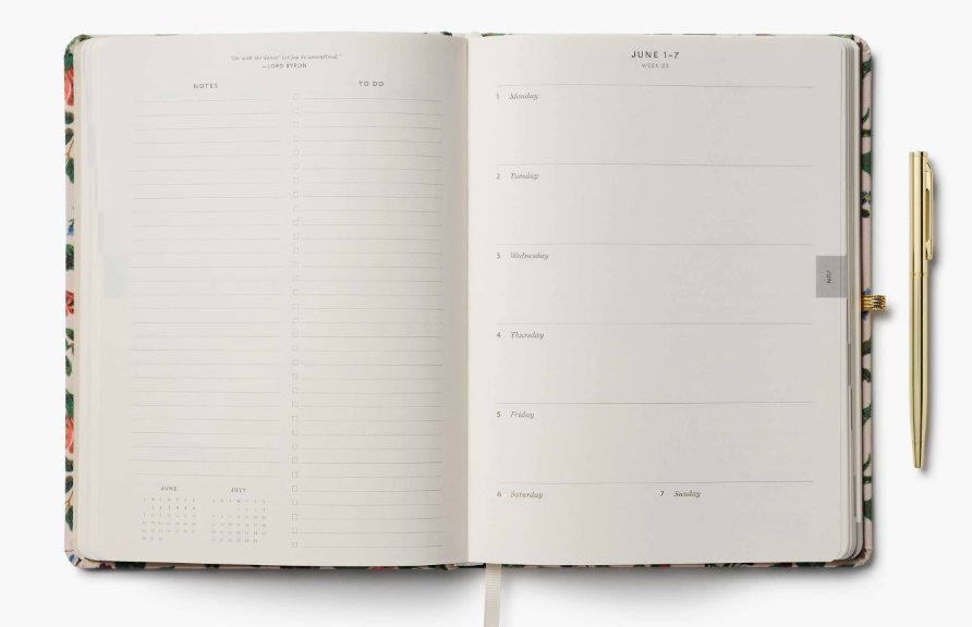 2026 Gracie 12-Month Hardcover Planner with Pen