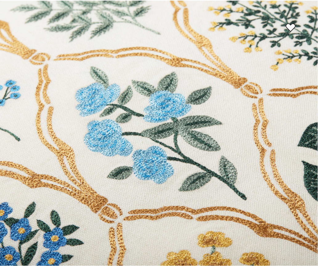 Hawthorne Embroidered Pillow