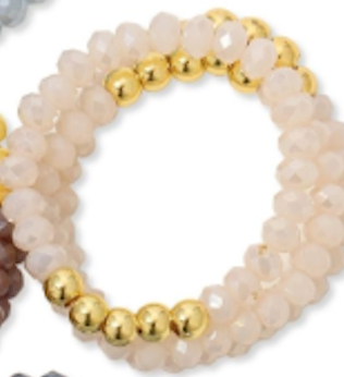 Ring -assorted stretch crystal rings