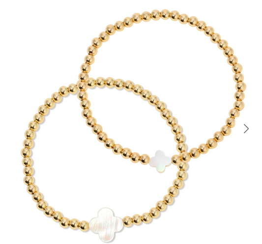 Clover Stretch Bracelets- 2 sizes