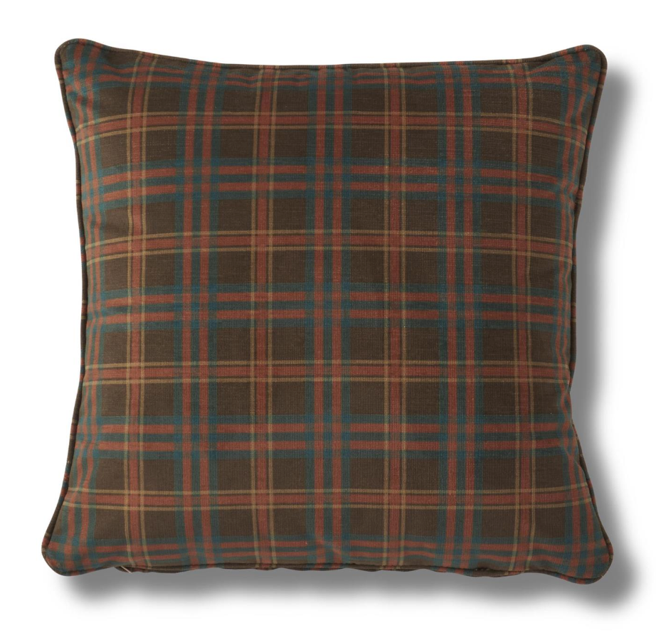 20 Inch Donal Chocolate Square Pillow