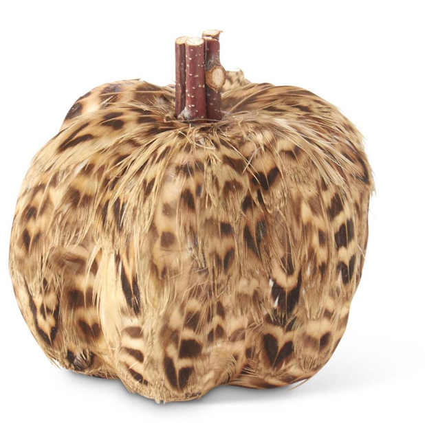 Assorted Feather Pumpkins (4 Styles)