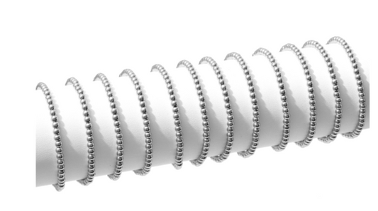 4mm bead bracelets-Silver