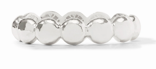 Solara Nova Hinge Bangle-Silver