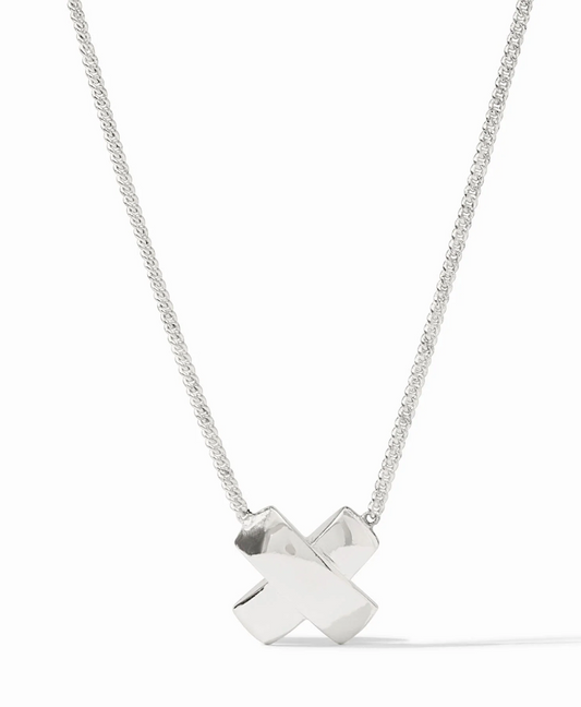 Catalina X Delicate Necklace- Silver