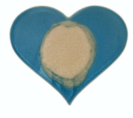 Stoneware Heart Shaped Trivet