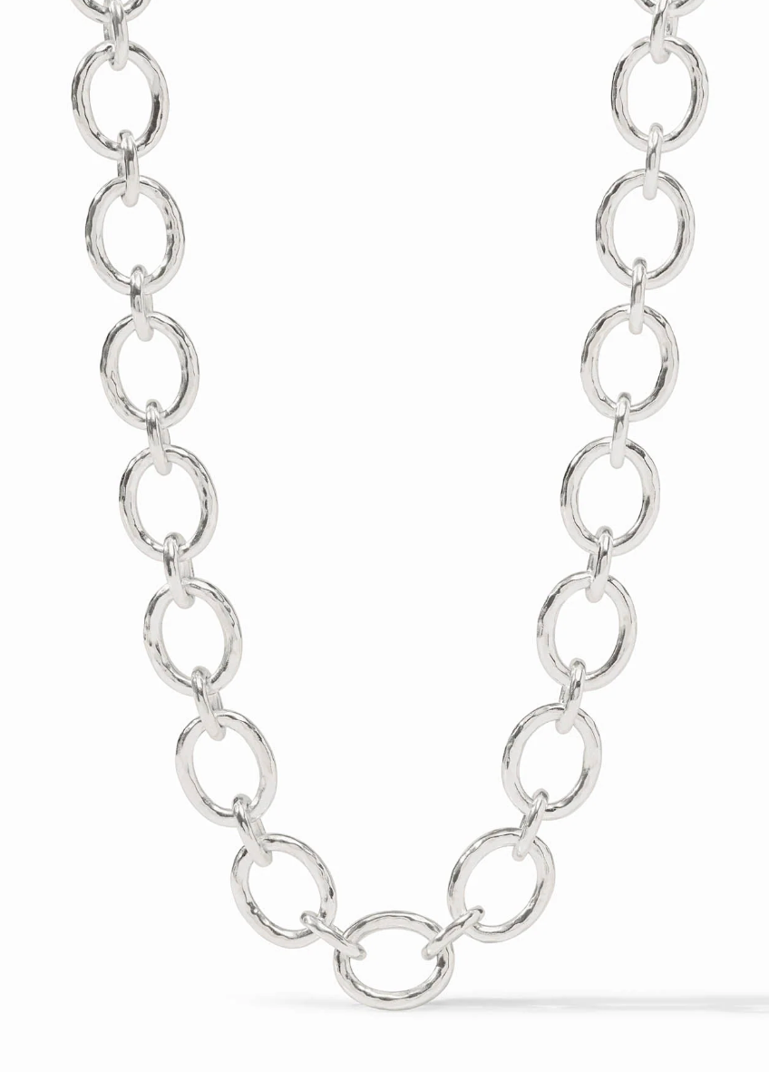 Catalina Demi Link Necklace-Silver