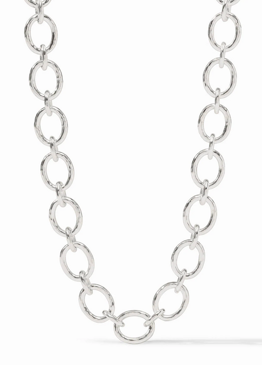 Catalina Demi Link Necklace-Silver
