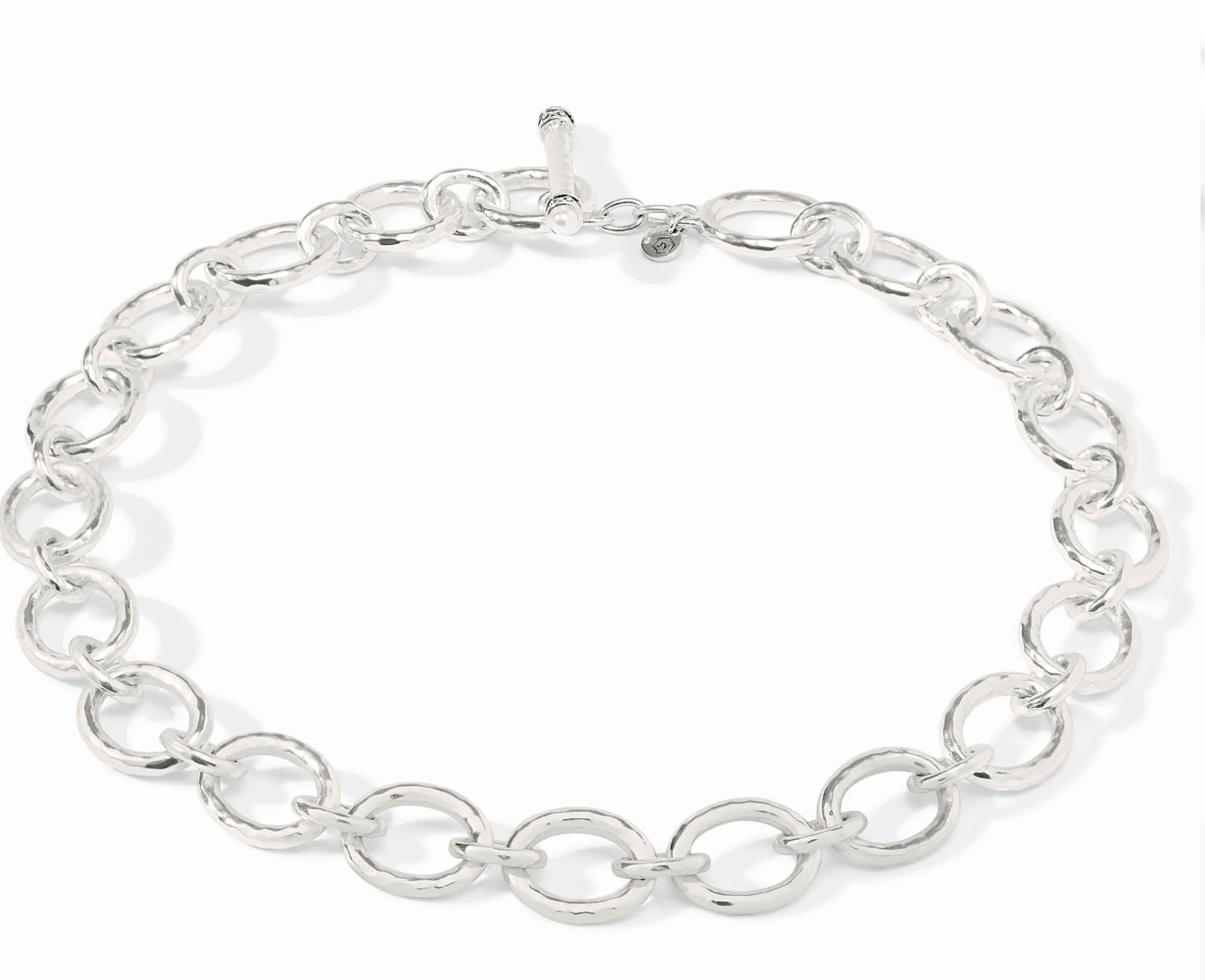 Catalina Demi Link Necklace-Silver