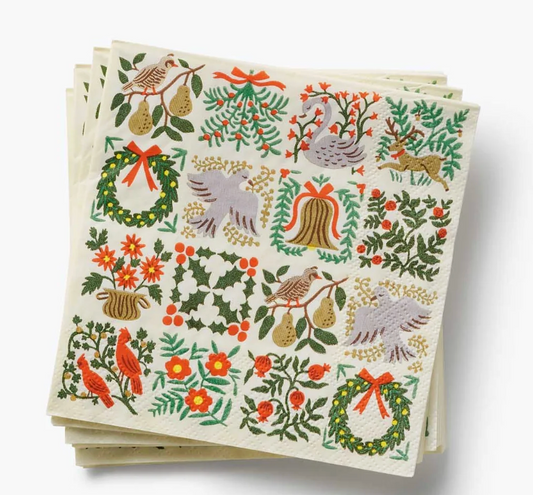 Christmastide Cocktail Napkins